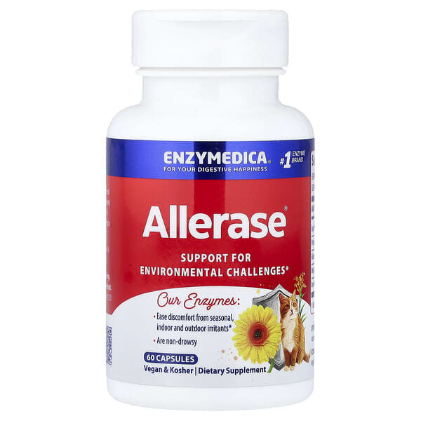 Enzymedica, Allerase®, 60 Capsules