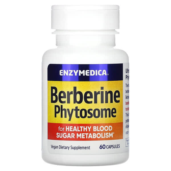Alternative view of Enzymedica, Berberine Phytosome, 60 Capsules (275 mg per Capsule)