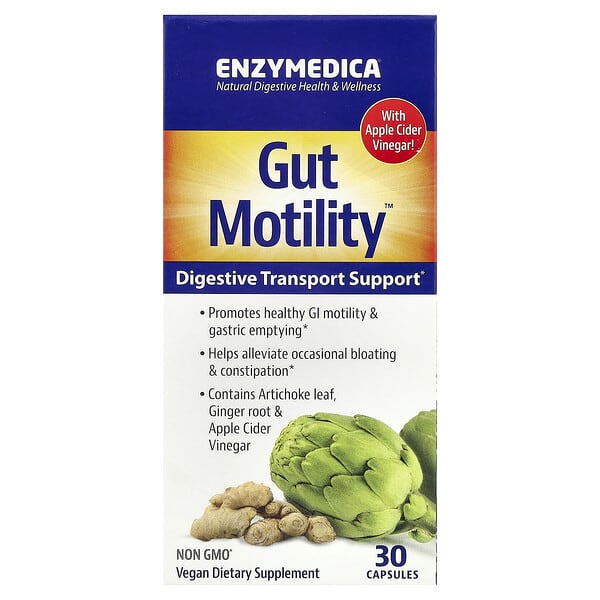 Enzymedica, Gut Motility™, Digestive Transport Support, 30 Capsules