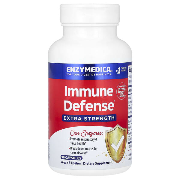 Enzymedica, Immune Defense, 90 Capsules