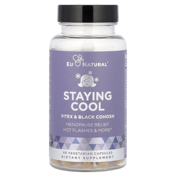 Eu Natural, Staying Cool, Vitex & Black Cohosh, 60 Vegetarian Capsules