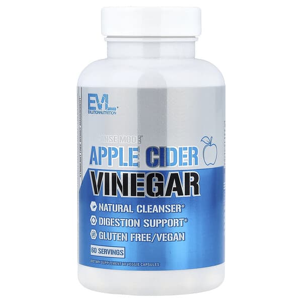 EVLution Nutrition, Cleanse Mode®, Apple Cider Vinegar, 60 Veggie Capsules