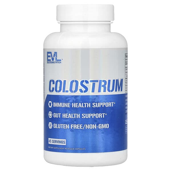 EVLution Nutrition, Colostrum, 90 Veggie Capsules