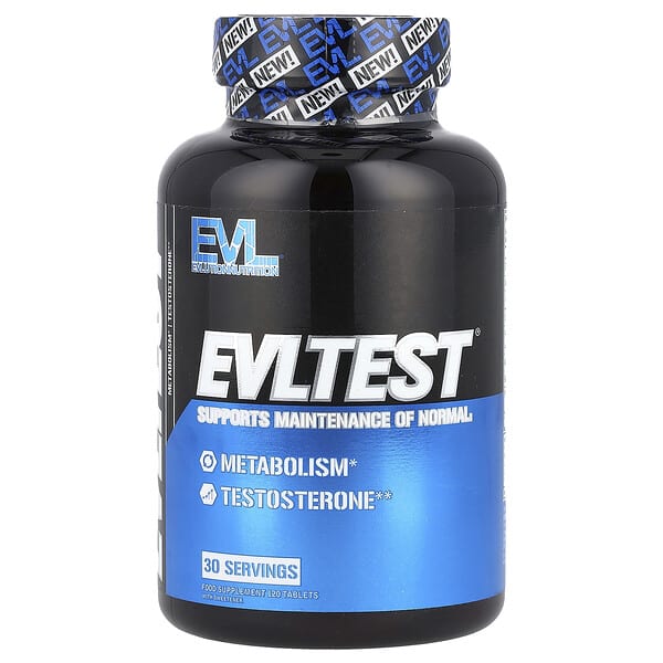 EVLution Nutrition, EVLTEST®, 120 Tablets