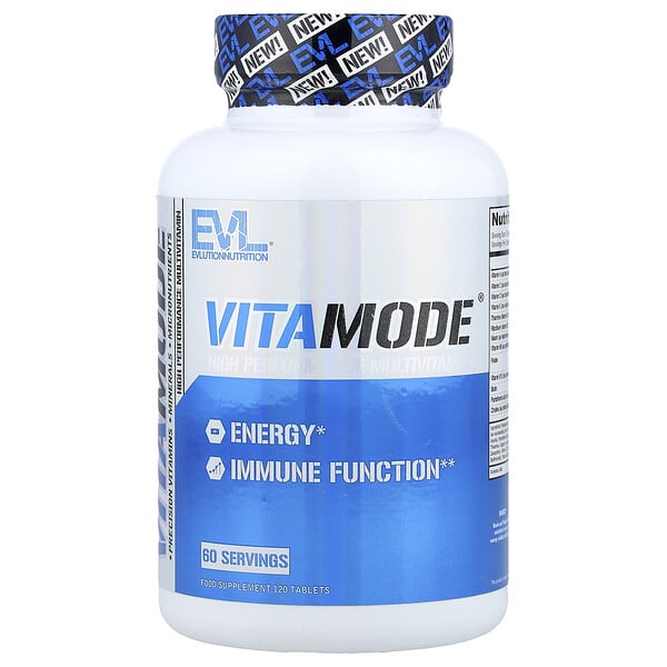 EVLution Nutrition, VitaMode®, High Performance Multivitamin, 120 Tablets