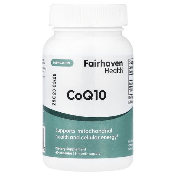 Fairhaven Health, Co-Q10, 60 Capsules (100 mg per Capsule)
