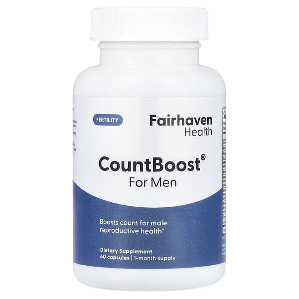 Fairhaven Health, CountBoost® for Men, 60 Capsules 4 Fairhaven Health, CountBoost® for Men, 60 Capsules