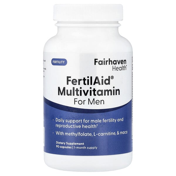 Fairhaven Health, FertilAid® Multivitamin for Men, 90 Capsules