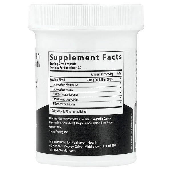 Alternative view of Fairhaven Health, IsoFresh™ Vaginal Probiotic, 30 Capsules