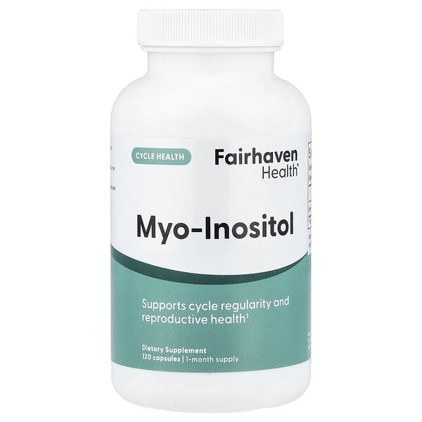 Fairhaven Health, Myo-Inositol, 120 Capsules (500 mg per Capsule)