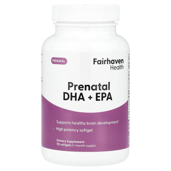 Fairhaven Health, Prenatal DHA + EPA, 90 Softgels