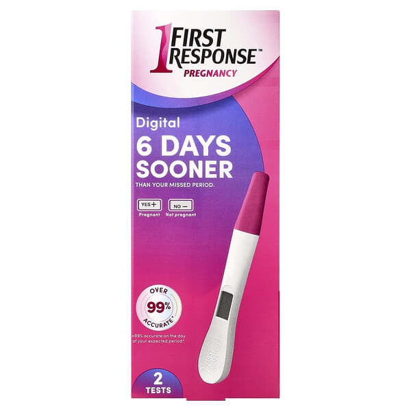 First Response, Digital Pregnancy Test, 2 Tests