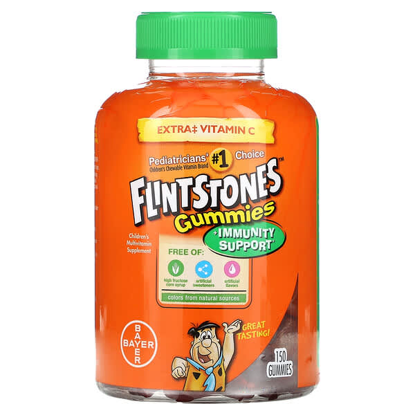 Flintstones, Children's Multivitamin, + Immunity Support, 150 Gummies