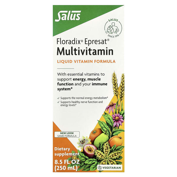 Floradix, Epresat®, Multivitamin, 8.5 fl oz (250 ml)