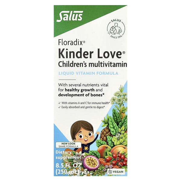 Floradix, Kinder Love®, Children's Multivitamin, 8.5 fl oz (250 ml)
