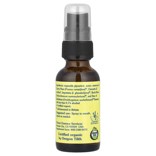 Alternative view of Flower Essence Services, Five-Flower Formula™, Flower Essence Spray, Non-Alcoholic, 1 fl oz (30 ml)