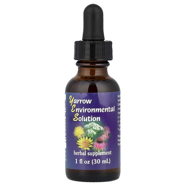 Flower Essence Services, Yarrow Environmental Solution, 1 fl oz (30 ml)