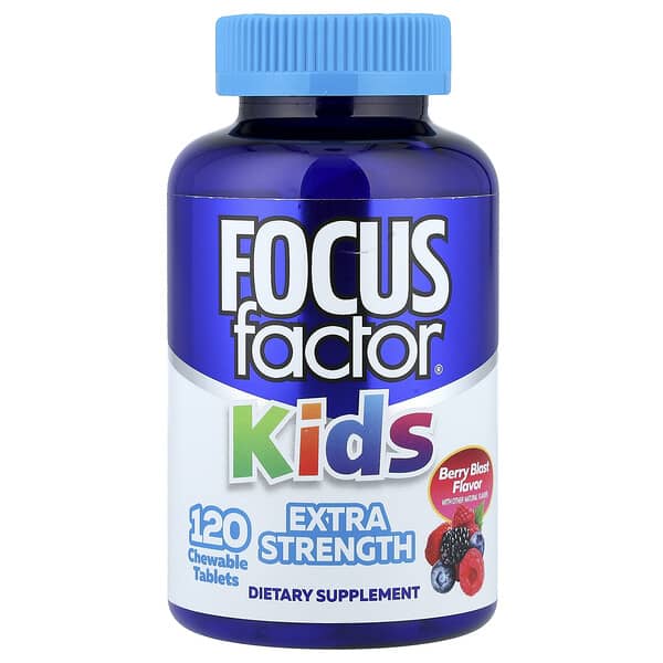 Focus Factor, Kids, Berry Blast, 120 Chewable Tablets