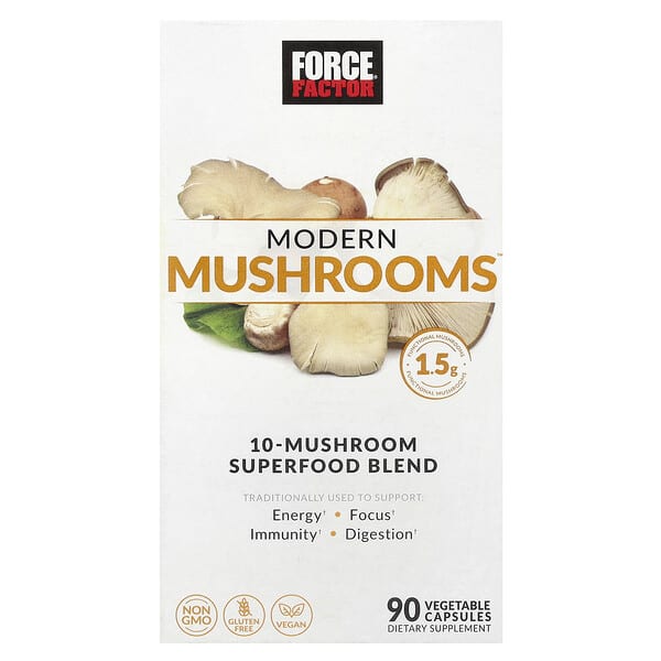 Force Factor, Modern Mushrooms™, 90 Vegetable Capsules