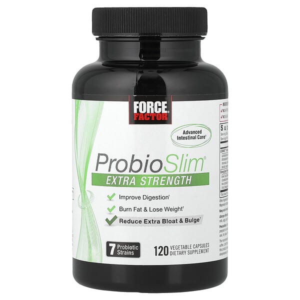 Force Factor, ProbioSlim®, 120 Vegetable Capsules
