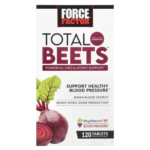 Force Factor, Total Beets™, Powerful Circulation Support, 120 Tablets
