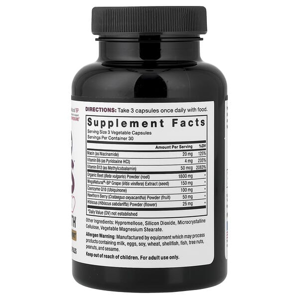 Alternative view of Force Factor, Total Beets®, Ultimate Heart Health, 90 Capsules