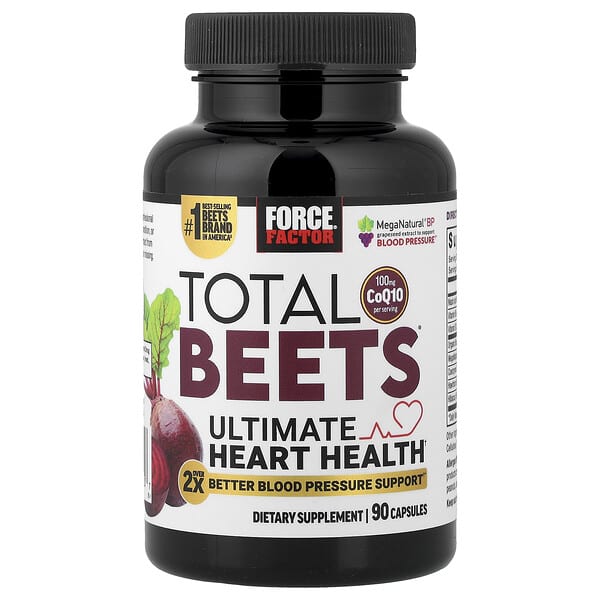 Force Factor, Total Beets®, Ultimate Heart Health, 90 Capsules