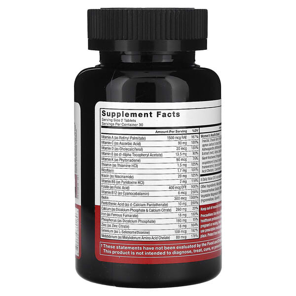 Alternative view of Force Factor, Women's Multivitamin, 60 Tablets