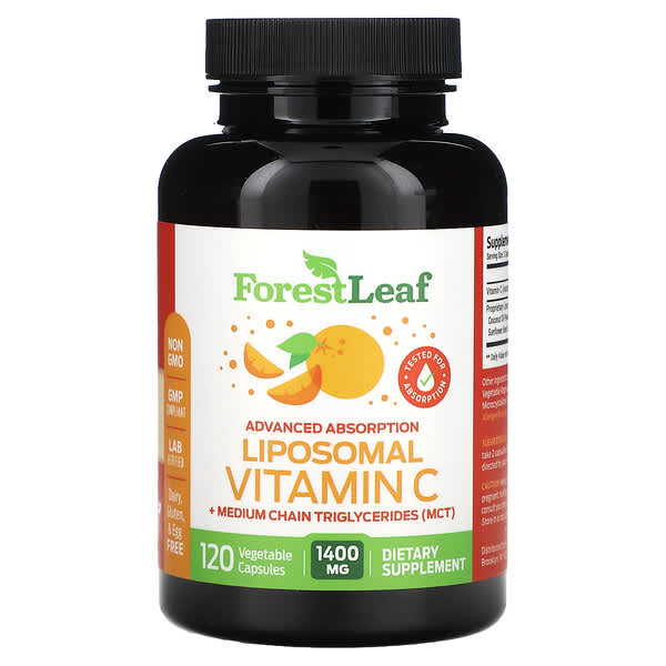 Forest Leaf, Liposomal Vitamin C, 120 Vegetable Capsules