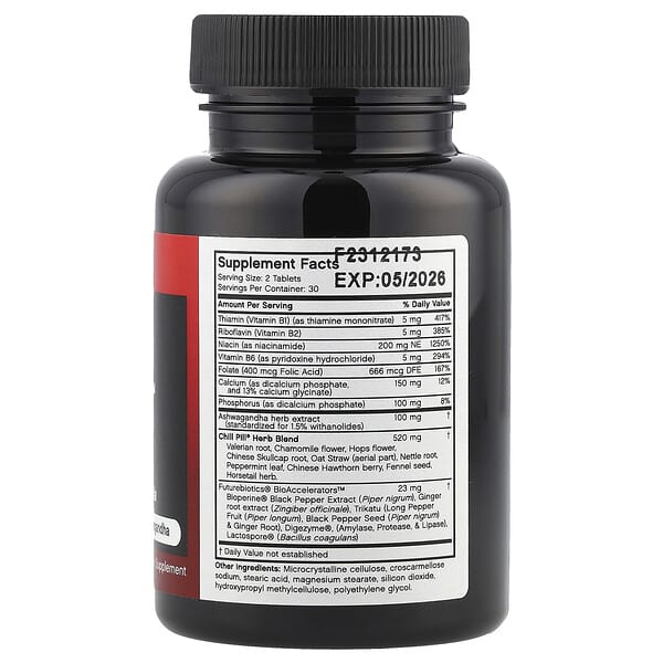 Alternative view of Futurebiotics, Chill Pill®, 60 Vegetarian Tablets