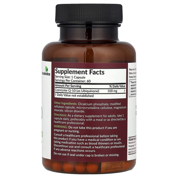 Alternative view of Futurebiotics, CoQ10, 100 mg, 60 Vegetarian Capsules