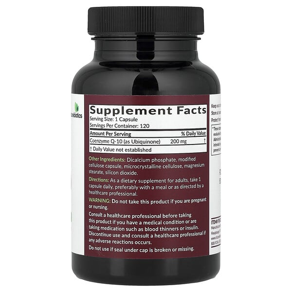 Alternative view of Futurebiotics, CoQ10, 200 mg, 120 Vegetarian Capsules