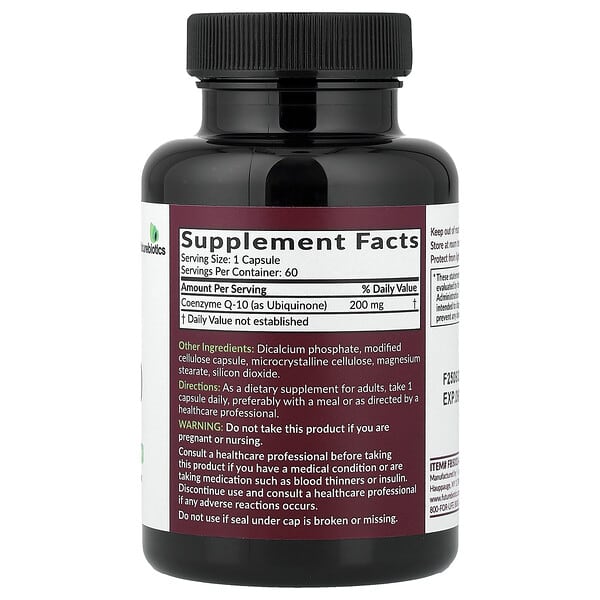 Alternative view of Futurebiotics, CoQ10, 200 mg, 60 Vegetarian Capsules