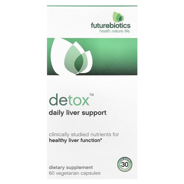 Futurebiotics, Detox™, Daily Liver Support, 60 Vegetarian Capsules
