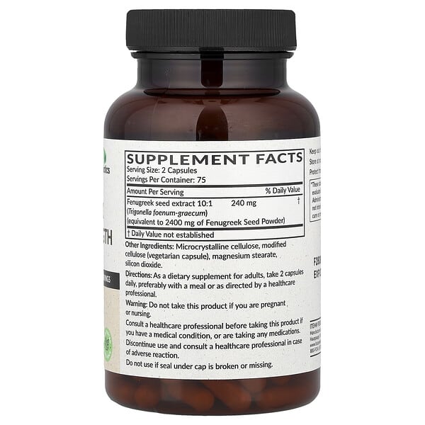 Alternative view of Futurebiotics, Fenugreek, 150 Vegetarian Capsules (120 mg per Capsule)
