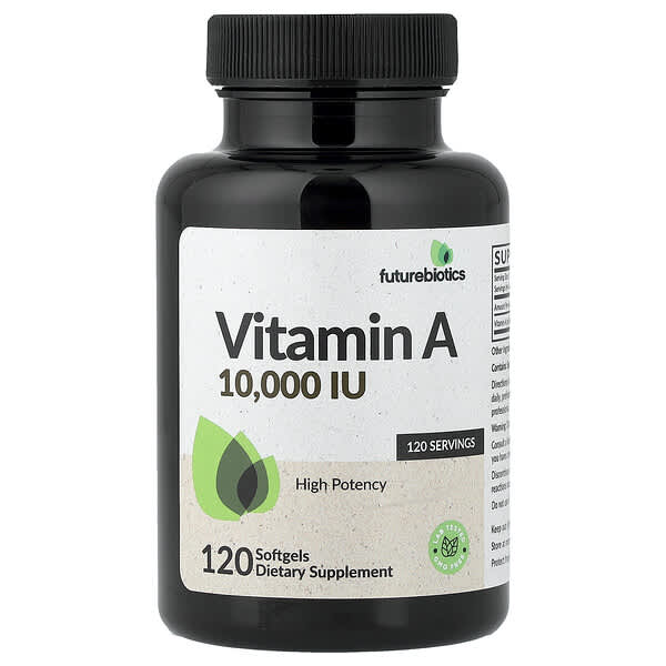 Futurebiotics, Vitamin A, 3,000 mcg RAE (10,000 IU), 120 Softgels