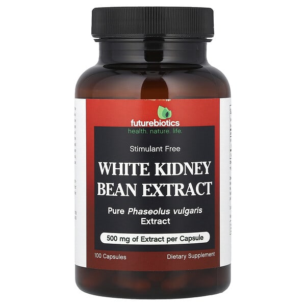 Futurebiotics, White Kidney Bean Extract, 100 Capsules (500 mg per Capsule)