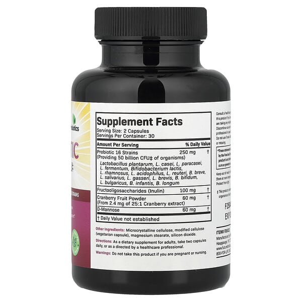 Alternative view of Futurebiotics, Women's Probiotic Plus Prebiotic, 60 Vegetarian Capsules