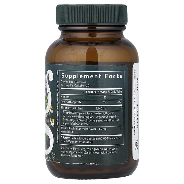 Alternative view of Gaia Herbs, Calm A.S.A.P.®, 60 Liquid Phyto-Caps®