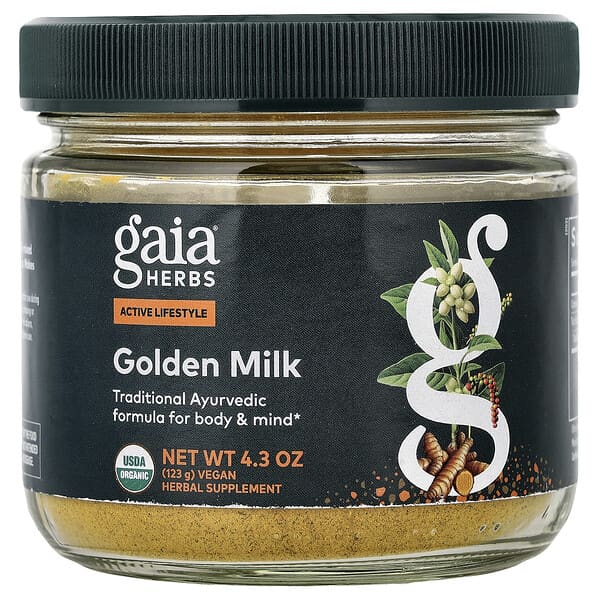 Gaia Herbs, Golden Milk, 4.3 oz (123 g)