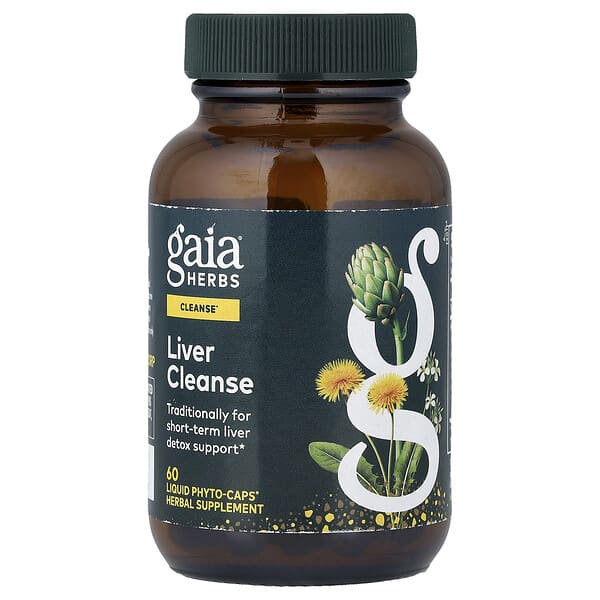 Gaia Herbs, Liver Cleanse, 60 Liquid Phyto-Caps