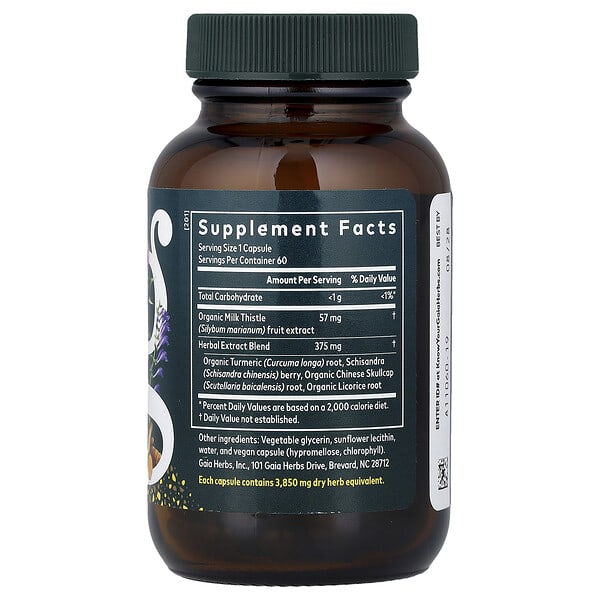 Alternative view of Gaia Herbs, Liver Health, 60 Liquid Phyto-Caps®