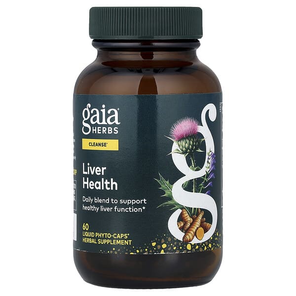 Gaia Herbs, Liver Health, 60 Liquid Phyto-Caps®