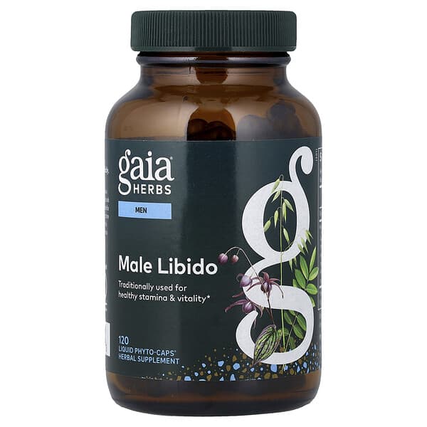 Gaia Herbs, Men, Male Libido, 120 Liquid Phyto-Caps®
