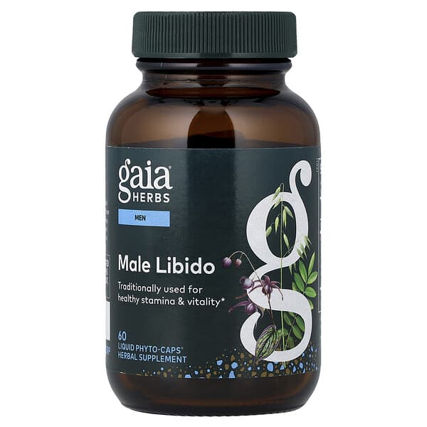 Gaia Herbs, Men, Male Libido, 60 Liquid Phyto-Caps®