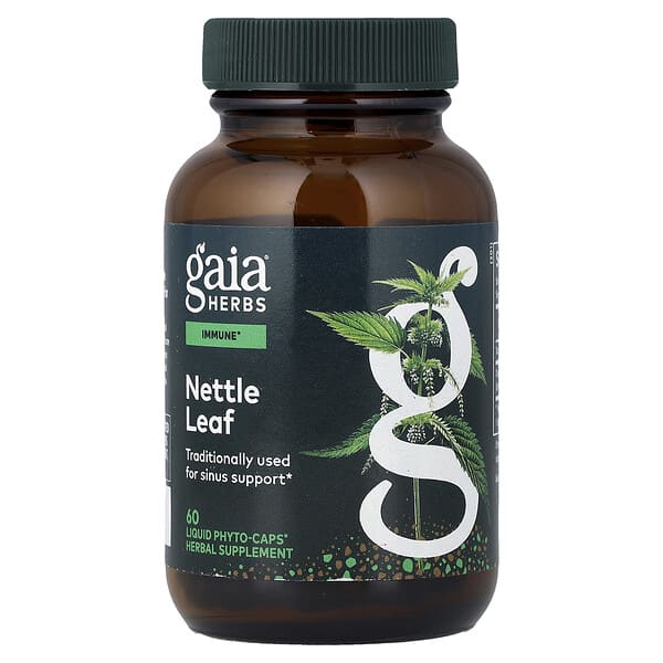 Gaia Herbs, Nettle Leaf, 60 Liquid Phyto-Caps® (225 mg per Cap)