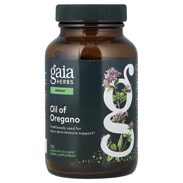 Gaia Herbs, Oil of Oregano, 120 Liquid Phyto-Caps® (230 mg per Capsule)