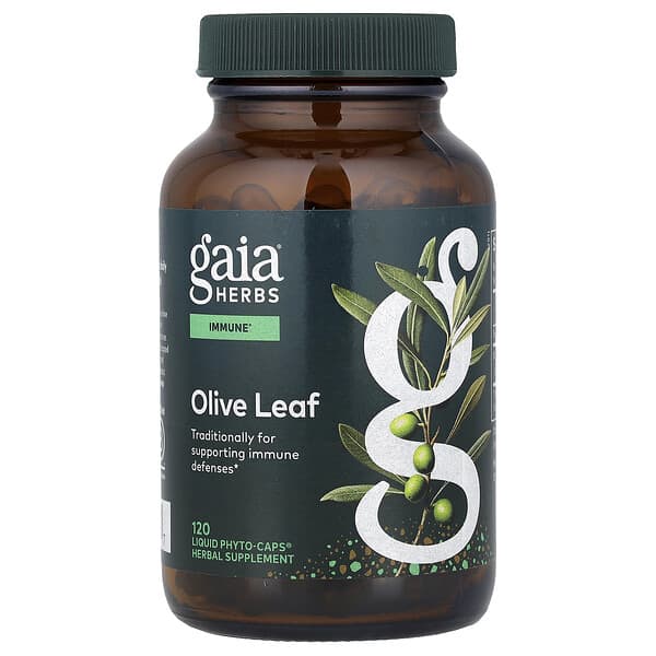 Gaia Herbs, Olive Leaf, 120 Liquid Phyto-Caps®