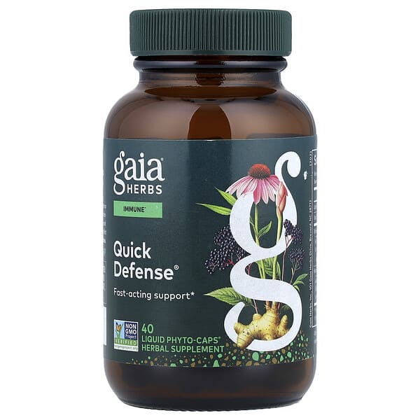 Gaia Herbs, Quick Defense®, 40 Liquid Phyto-Caps®