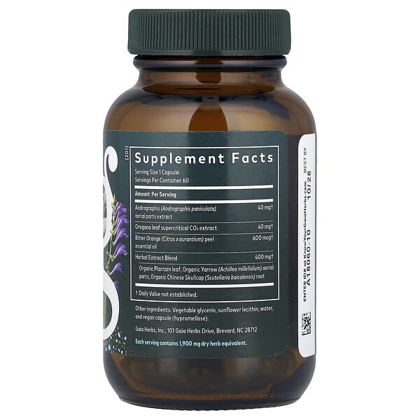 Gaia Herbs, Sinus & Lung Supreme™, 60 Liquid Phyto-Caps® 2 Gaia Herbs, Sinus & Lung Supreme™, 60 Liquid Phyto-Caps® - Ảnh 2